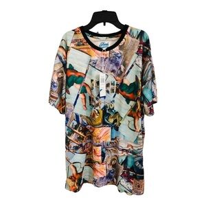 Fresh prints of Bel-Air‎ multi renaissance print t-shirt size XL new